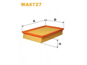 WIX FILTERS WA6727 oro filtras 
 Techninės priežiūros dalys -> Techninės priežiūros intervalai
1444FH, 1444VW, 1444VW, 1444W2