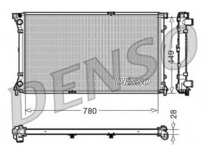 DENSO DRM23098 radiatorius, variklio aušinimas 
 Aušinimo sistema -> Radiatorius/alyvos aušintuvas -> Radiatorius/dalys
2140000QAR, 4412816, 4414579, 91168178
