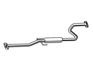 FONOS 620741 vidurinis duslintuvas 
 Išmetimo sistema -> Duslintuvas
18220SR3406, 18220SR3J02, 18220SR3P01