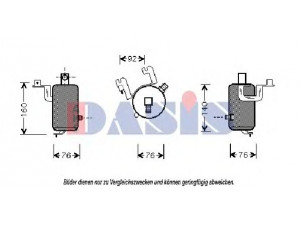 AKS DASIS 800374N džiovintuvas, oro kondicionierius 
 Oro kondicionavimas -> Džiovintuvas
6455Z0