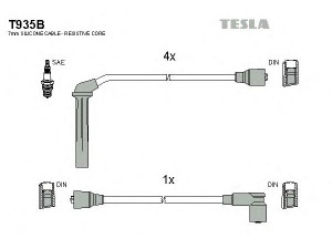 TESLA T935B uždegimo laido komplektas 
 Kibirkšties / kaitinamasis uždegimas -> Uždegimo laidai/jungtys
8817314