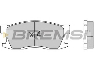 BREMSI BP2407 stabdžių trinkelių rinkinys, diskinis stabdys 
 Techninės priežiūros dalys -> Papildomas remontas
45022SB6600, 45022SB6699, 45022SB6N50