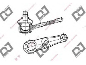 DJ PARTS DB1128 atramos/vairo trauklė 
 Ašies montavimas/vairavimo mechanizmas/ratai -> Sujungimai -> Atramos/vairo trauklė
B092-34-550, B09234550
