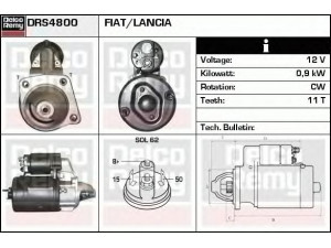 DELCO REMY DRS4800 starteris 
 Elektros įranga -> Starterio sistema -> Starteris
