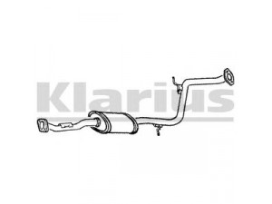 KLARIUS 250164 vidurinis duslintuvas 
 Išmetimo sistema -> Duslintuvas
B69140300, B691403009A