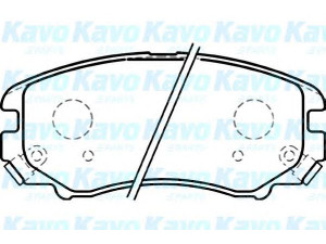 KAVO PARTS BP-3024 stabdžių trinkelių rinkinys, diskinis stabdys 
 Techninės priežiūros dalys -> Papildomas remontas
095312, 581011FE00, 581011FE01