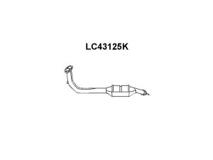 VENEPORTE LC43125K katalizatoriaus keitiklis
7711035, 7796917