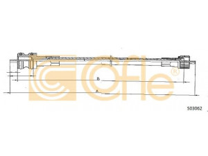 COFLE S03062 tachometro velenas 
 Elektros įranga -> Prietaisai -> Tachometro velenas
95496555