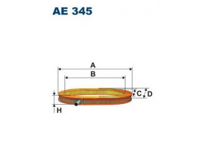 FILTRON AE345 oro filtras 
 Filtrai -> Oro filtras
0010946904, PC265, PC830
