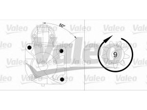 VALEO 455983 starteris 
 Elektros įranga -> Starterio sistema -> Starteris
8200082782