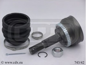 CDX 743/42 jungčių komplektas, kardaninis velenas 
 Ratų pavara -> Sujungimai/komplektas