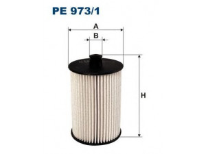 FILTRON PE973/1 kuro filtras 
 Techninės priežiūros dalys -> Papildomas remontas
2D0127159, 2D0127177
