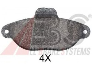 A.B.S. 37896 OE stabdžių trinkelių rinkinys, diskinis stabdys 
 Techninės priežiūros dalys -> Papildomas remontas
5892736, 71737178, 77362248, BS512K021BA