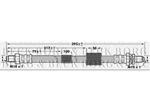 BORG & BECK BBH6984 stabdžių žarnelė 
 Stabdžių sistema -> Stabdžių žarnelės
1118772, 1133392, XN312282AA