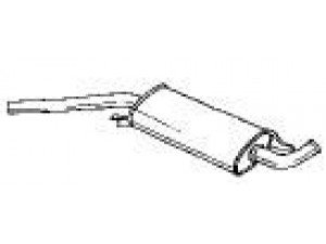 AKS DASIS SG10411 vidurinis duslintuvas