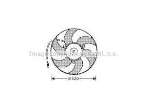 AVA QUALITY COOLING PE7513 ventiliatorius, radiatoriaus 
 Aušinimo sistema -> Oro aušinimas
125352, 125470