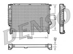 DENSO DRM05040 radiatorius, variklio aušinimas 
 Aušinimo sistema -> Radiatorius/alyvos aušintuvas -> Radiatorius/dalys
17112244647, 17112244648, 2244647