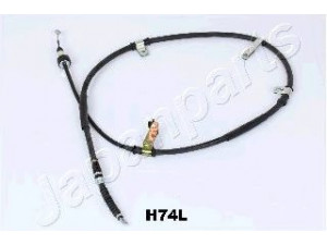 JAPANPARTS BC-H74L trosas, stovėjimo stabdys 
 Stabdžių sistema -> Valdymo svirtys/trosai
59760-2B000