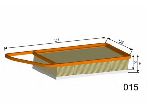 MISFAT P426A oro filtras 
 Techninės priežiūros dalys -> Techninės priežiūros intervalai
1444EL, 9650367780, 1444CW, 9650367780