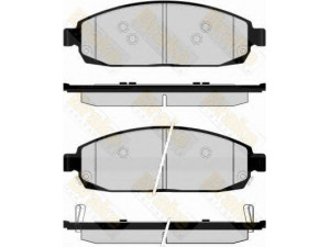 Brake ENGINEERING PA1665 stabdžių trinkelių rinkinys, diskinis stabdys 
 Techninės priežiūros dalys -> Papildomas remontas
05080868AA, 05080868AC, 068028967AA