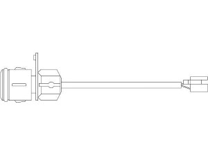 KAWE WS0155A įspėjimo kontaktas, stabdžių trinkelių susidėvėjimas 
 Stabdžių sistema -> Susidėvėjimo indikatorius, stabdžių trinkelės
441 919 351 A