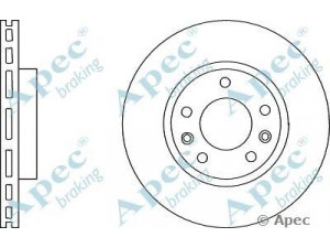 APEC braking DSK3081 stabdžių diskas
402064EA0A