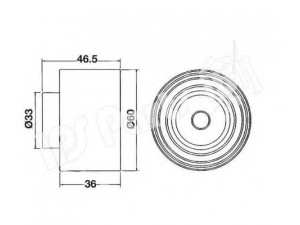 IPS Parts ITB-6110 įtempiklis, paskirstymo diržas
13077-F6510, 13077-F6511
