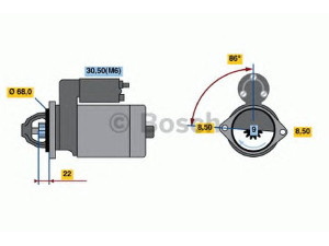 BOSCH 0 986 018 350 starteris 
 Elektros įranga -> Starterio sistema -> Starteris
09117691, 1202179, 24422258, 6202042