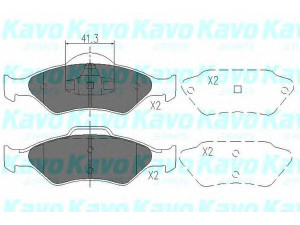 KAVO PARTS KBP-4561 stabdžių trinkelių rinkinys, diskinis stabdys
1111857, 1130715, 1E123323Z