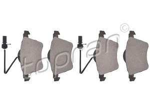 TOPRAN 109 463 stabdžių trinkelių rinkinys, diskinis stabdys 
 Techninės priežiūros dalys -> Papildomas remontas
7D0 698 151A