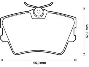 BENDIX 571875B stabdžių trinkelių rinkinys, diskinis stabdys 
 Techninės priežiūros dalys -> Papildomas remontas
7D0698451E, 7D0698451E