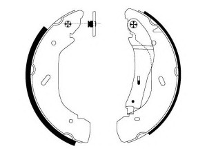 HELLA PAGID 8DB 355 001-961 stabdžių trinkelių komplektas 
 Techninės priežiūros dalys -> Papildomas remontas
1227046, 4055724, 4143208, 4455986