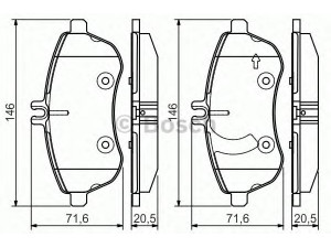 BOSCH 0 986 495 104 stabdžių trinkelių rinkinys, diskinis stabdys 
 Techninės priežiūros dalys -> Papildomas remontas
005 420 08 20, 005 420 09 20, 005 420 15 20