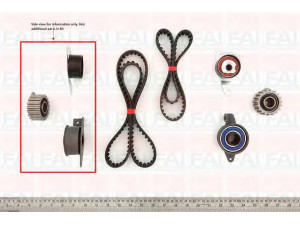 FAI AutoParts TBK62 paskirstymo diržo komplektas 
 Techninės priežiūros dalys -> Papildomas remontas
1108756, 1108758, YS4J6K288CA, YS4J6K288DA
