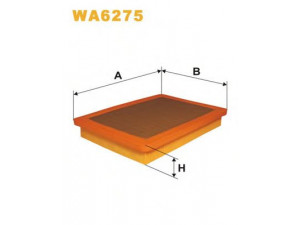 WIX FILTERS WA6275 oro filtras 
 Techninės priežiūros dalys -> Techninės priežiūros intervalai
71736126, 7722936, 01EFA037, EFA360