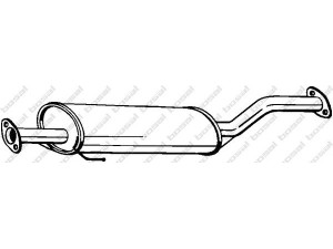 BOSAL 278-267 vidurinis duslintuvas 
 Išmetimo sistema -> Duslintuvas
28650-3A825