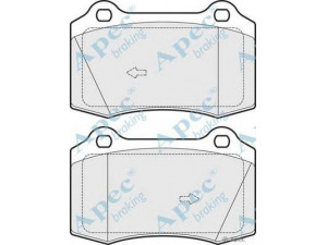 APEC braking PAD1704 stabdžių trinkelių rinkinys, diskinis stabdys 
 Techninės priežiūros dalys -> Papildomas remontas
1230725, 1230732, 1329156, 2M5J 2K021BA