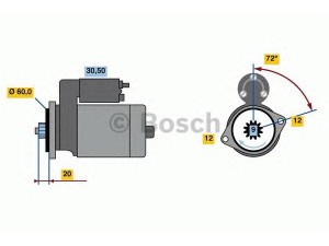 BOSCH 0 986 023 420 starteris
M 002 T 66871, M 002 T 66872, M 002 T 66873