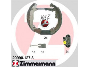 ZIMMERMANN 20990.127.3 stabdžių trinkelių komplektas 
 Techninės priežiūros dalys -> Papildomas remontas