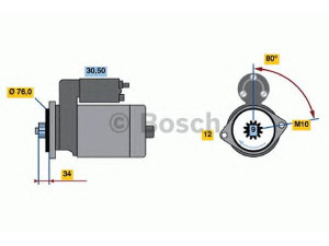 BOSCH 0 986 022 621 starteris 
 Elektros įranga -> Starterio sistema -> Starteris
NAD 1011 40, NAD 1015 00, NAD 1011 40