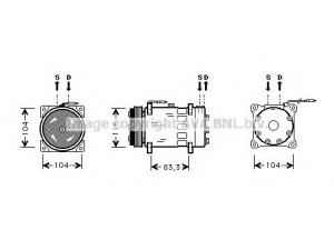 PRASCO RTK075 kompresorius, oro kondicionierius 
 Oro kondicionavimas -> Kompresorius/dalys
7700272437, 7701499815