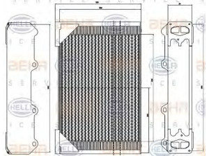 HELLA 8MK 376 949-071 radiatorius, variklio aušinimas
042 51402KZ, 042 59462KZ