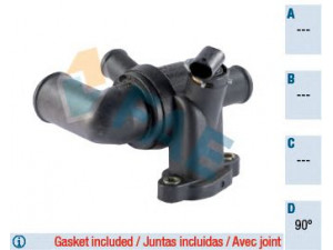 FAE 5322190 termostatas, aušinimo skystis 
 Aušinimo sistema -> Termostatas/tarpiklis -> Thermostat
660 200 03 15, 660 200 05 15, 0004698V002