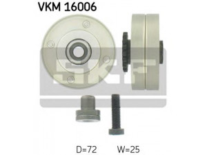 SKF VKM 16006 įtempiklio skriemulys, paskirstymo diržas 
 Techninės priežiūros dalys -> Papildomas remontas
77 00 860 217