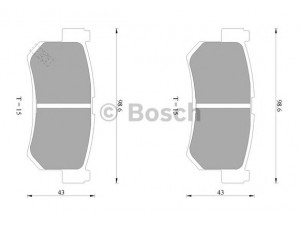 BOSCH 0 986 AB1 066 stabdžių trinkelių rinkinys, diskinis stabdys 
 Techninės priežiūros dalys -> Papildomas remontas
484 130 51 00, 484 130 51 02, 484 130 80 50