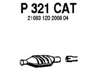 FENNO P321CAT katalizatoriaus keitiklis 
 Išmetimo sistema -> Katalizatoriaus keitiklis
BM90019, 21081203005, 21083120200804