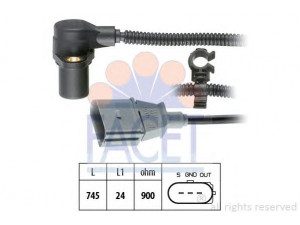 FACET 9.0267 jutiklis, alkūninio veleno impulsas; impulso jutiklis, smagratis 
 Elektros įranga -> Jutikliai
071 957 147, 078 906 433 A, 078 906 433 A