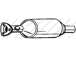 BOSAL 099-902 katalizatoriaus keitiklis 
 Išmetimo sistema -> Katalizatoriaus keitiklis
191 131 701 D, 191 131 701 DX