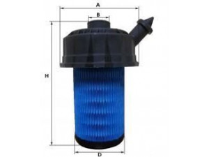UNIFLUX FILTERS XA3087 oro filtras