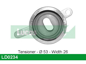 LUCAS ENGINE DRIVE LD0234 įtempiklio skriemulys, paskirstymo diržas
14510-P2A-003, 14510-P2A-004